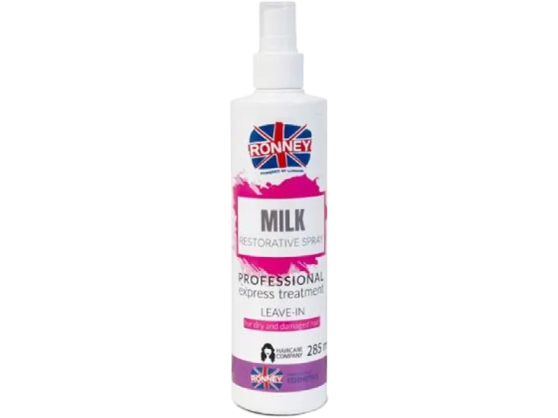 RONNEY Professional Milk Restorative Spray – Mleczko do włosów, 285 ml