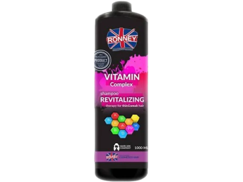 RONNEY Vitamin Complex Revitalizing Therapy Szampon rewitalizujący, 1000 ml
