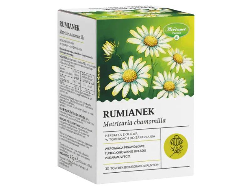 Rumianek Herbapol Poznań, zioła do zaparzania, 30 szt.