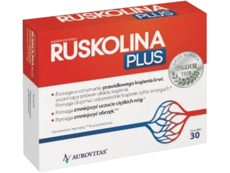 RUSKOLINA PLUS, kapsułki twarde, 30 kaps.