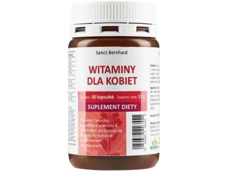 SANCT BERNHARD Witaminy Dla Kobiet, kapsułki miękkie, 60 kaps.