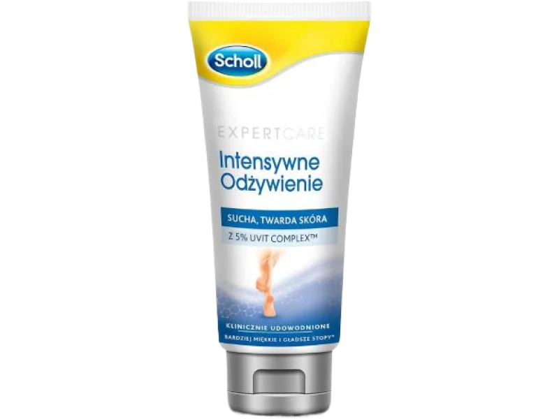 SCHOLL Expert Care Intensywne Odżywienie Krem do stóp nawilżający dla skóry suchej i zrogowaciałej, 75 ml