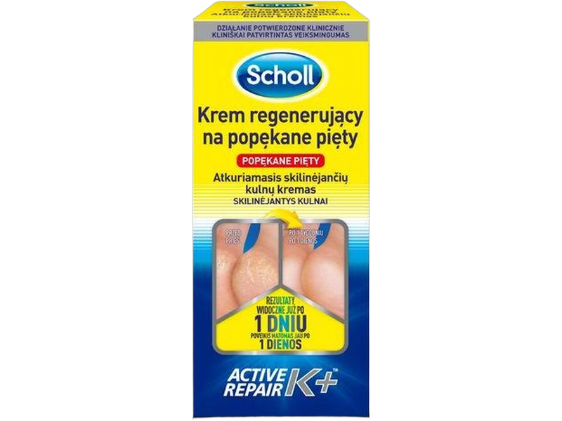 Scholl na popękane pięty, krem, 60 ml