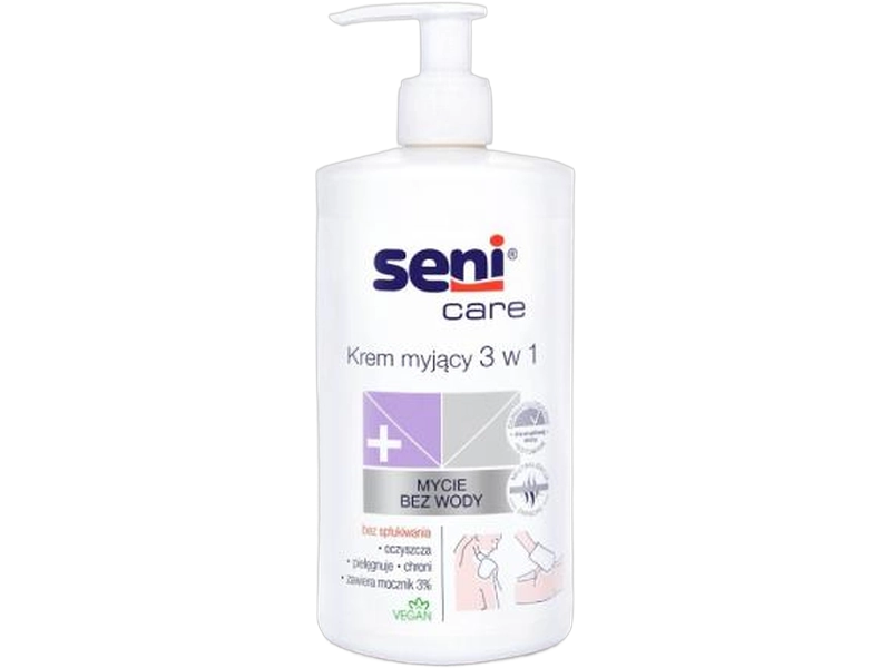 Seni Care krem do mycia ciała 3w1, 1000 ml