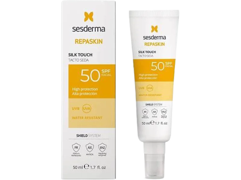 Sesderma Repaskin Silk Touch Jedwabisty krem ochronny SPF 50, 50 ml