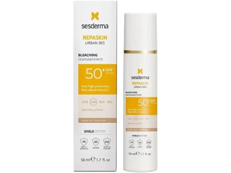 Sesderma Repaskin Urban 365 Depigmentujący fotoprotektor SPF50+, krem, 50 ml