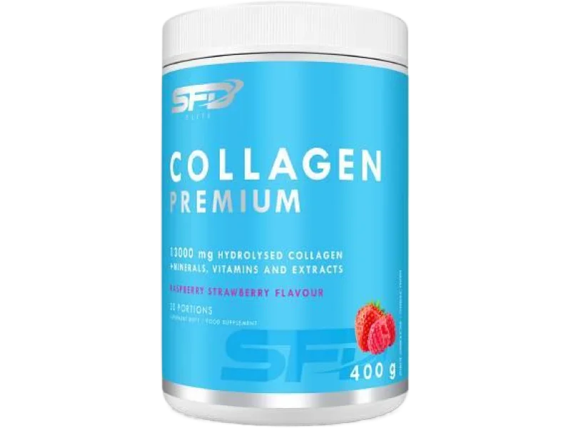 SFD Collagen Premium smak truskawka-malina, proszek, 800 g