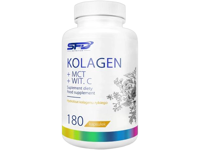 SFD Kolagen + MCT + witamina C, kapsułki, 180 kaps.