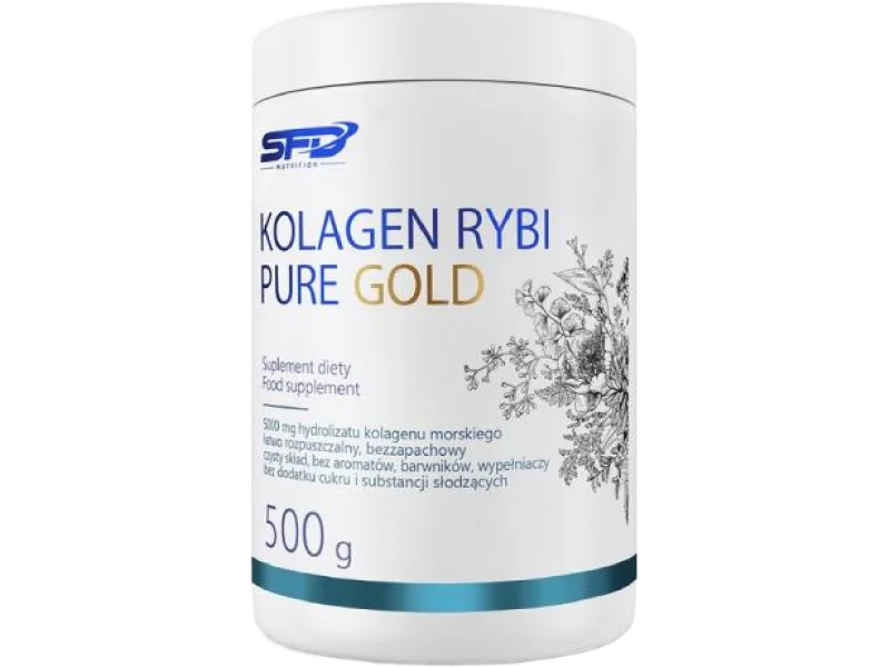 SFD Kolagen Rybi Pure Gold, proszek, 500 g