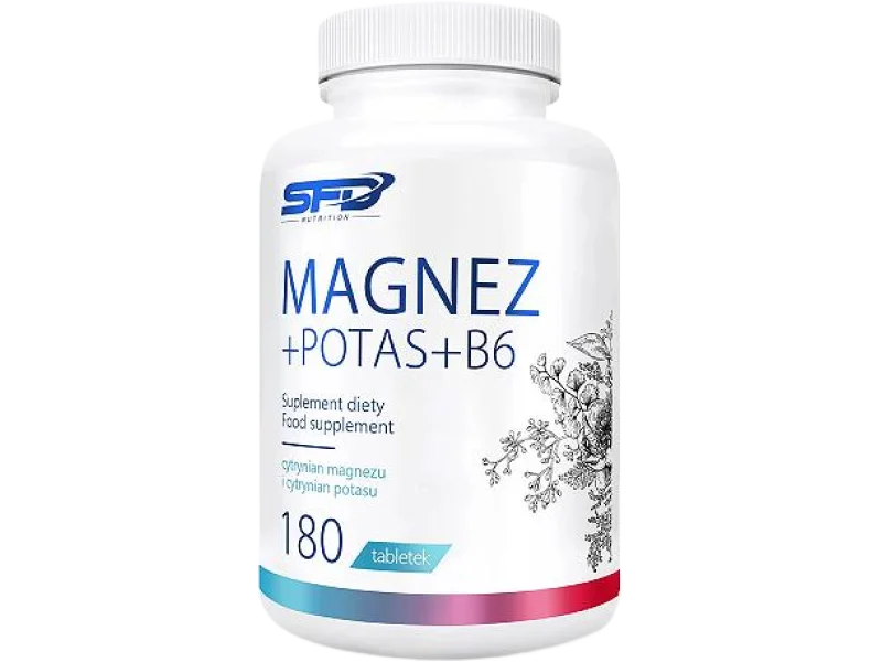 SFD Magnez + Potas + B6, tabletki, 180 tabl.