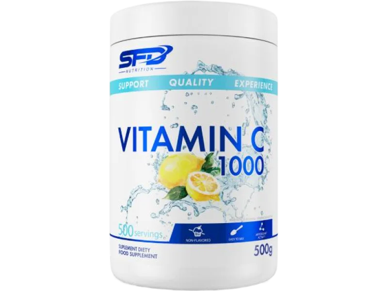 SFD Vitamin C 1000 witamina C, proszek, 1000 mg, 500 g