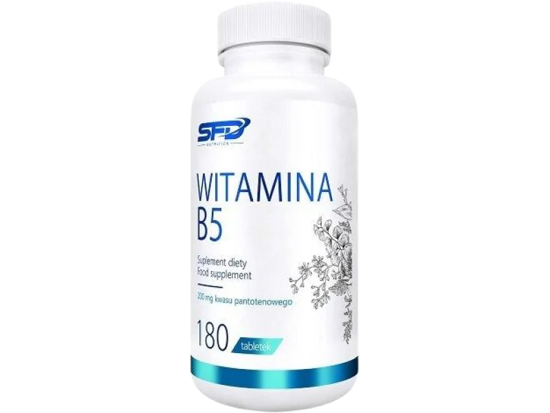 SFD Witamina B5, tabletki, 200 mg, 180 tabl.