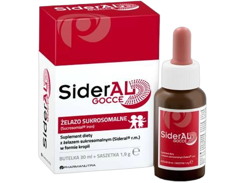 SiderAL Gocce, krople, 7 mg, 30 ml