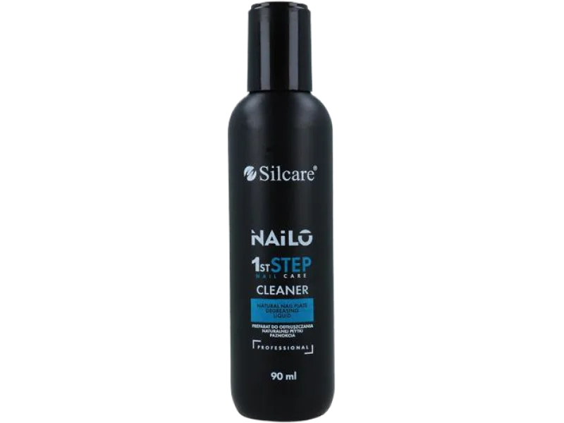 Silcare Nailo 1st Step Nail Cleaner do odtłuszczania płytki paznokcia, płyn, 90 ml