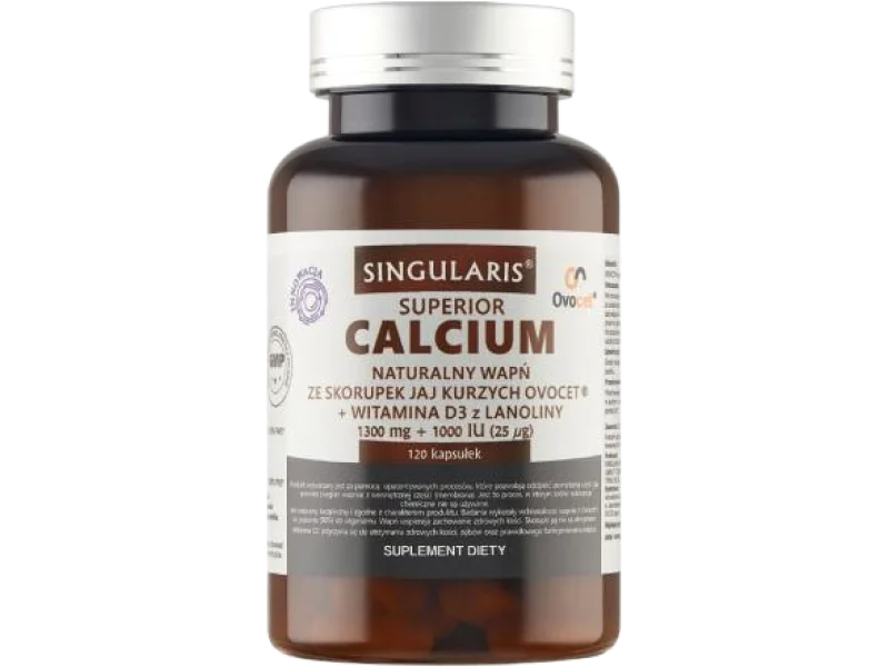 SINGULARIS Calcium Naturalny wapń, kapsułki, 120 kaps.