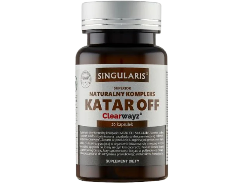 SINGULARIS Katar Off Naturalny Kompleks, kapsułki, 20 kaps.
