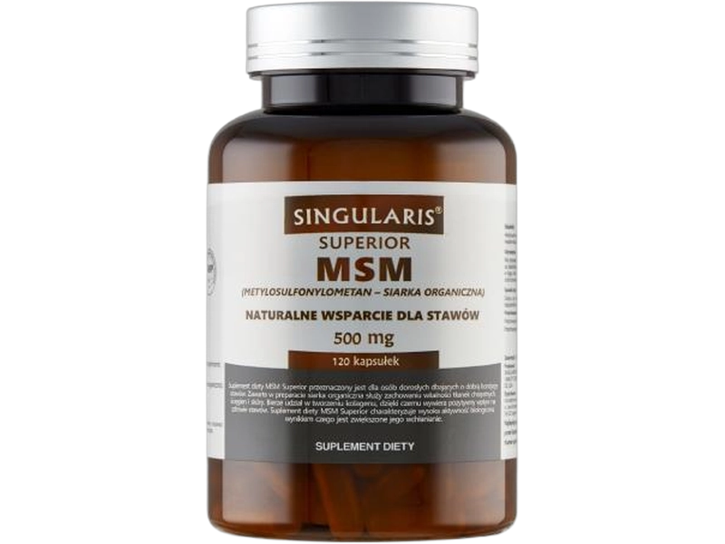 Singularis MSM, kapsułki, 500 mg, 120 kaps.