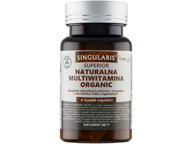 SINGULARIS Naturalna multiwitamina Organic, kapsułki, 30 kaps.