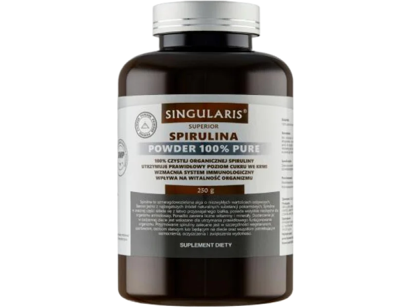 SINGULARIS Spirulina Powder 100% Pure, proszek, 100 g