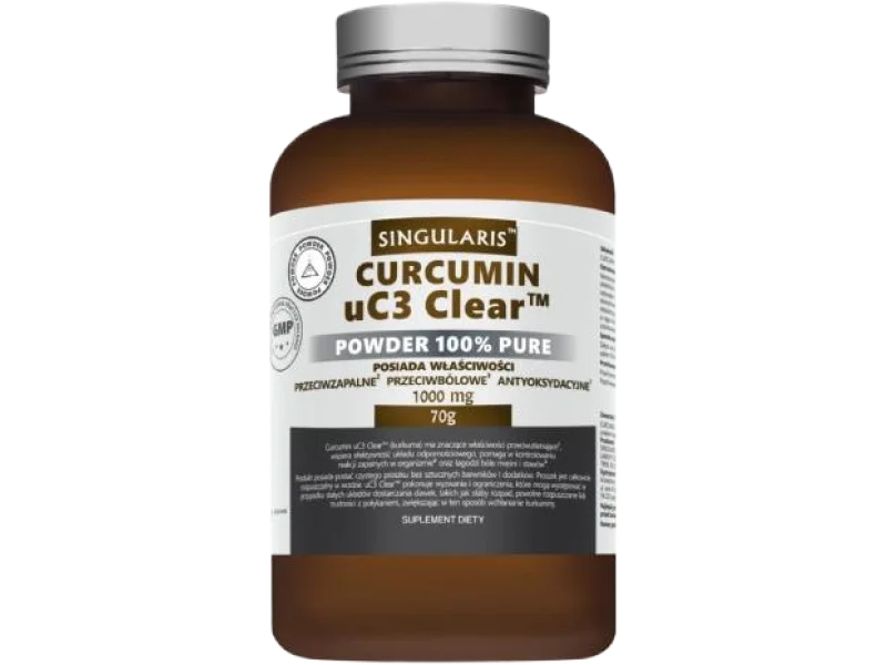 Singularis Superior Curcumin uC3 Clear Kurkuma, proszek, 1000 mg, 70 g
