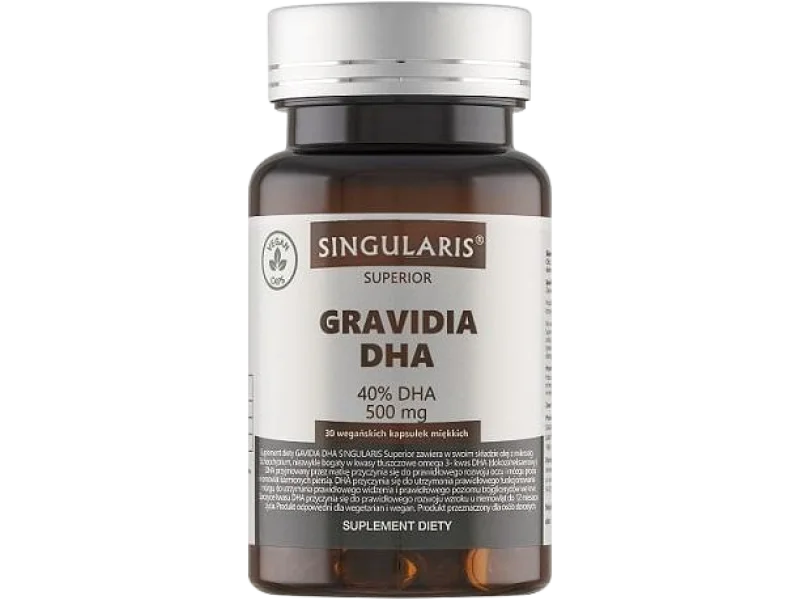 SINGULARIS Superior Gravidia DHA, kapsułki, 200 mg, 30 kaps.