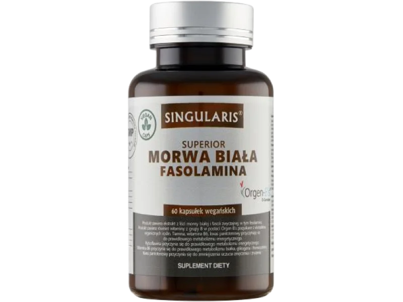 SINGULARIS Superior morwa biała fasolamina, kapsułki, 60 szt.