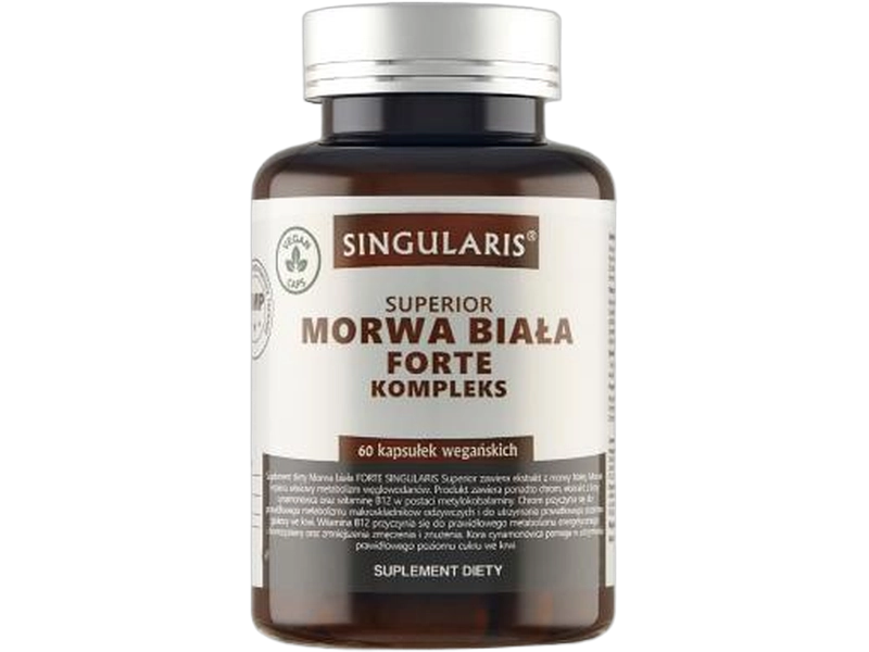 Singularis Superior Morwa biała forte kompleks, kapsułki, 60 kaps.