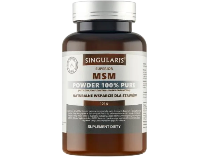SINGULARIS Superior MSM Powder 100% Pure, proszek, 100 g