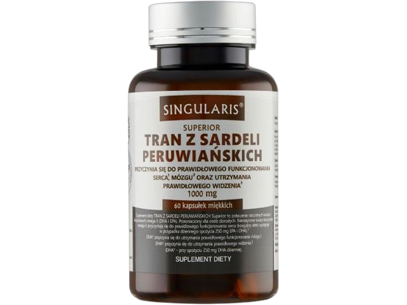 Singularis Superior tran z sardeli peruwiańskich, kapsułki, 60 kaps.