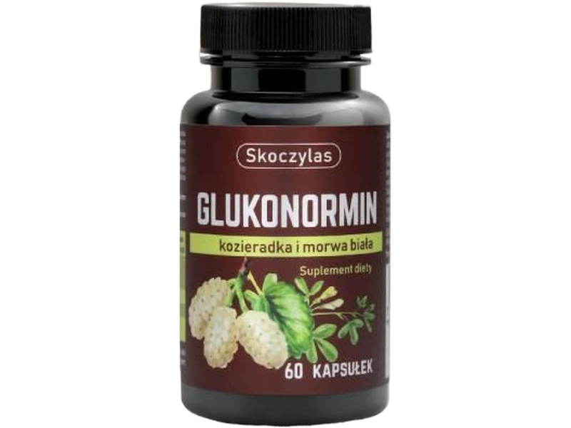 Skoczylas Glukonormin kozieradka morwa biała, kapsułki, 60 kaps.