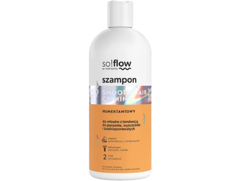 So!Flow Humektantowy szampon do włosów z tendencją do puszenia się, wysuszania i średnioporowatych, 300 ml