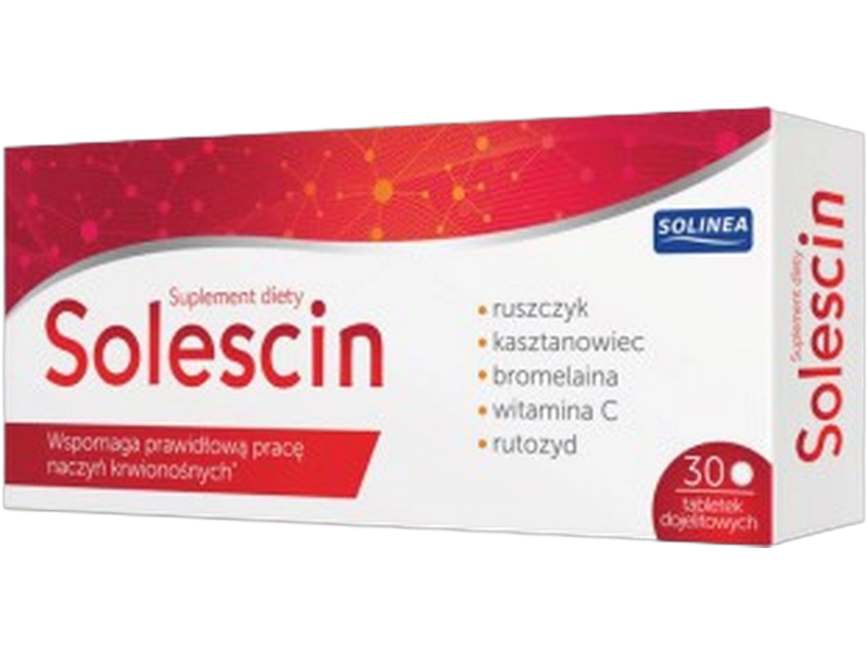 Solinea Solescin, tabletki dojelitowe, 30 tabl.