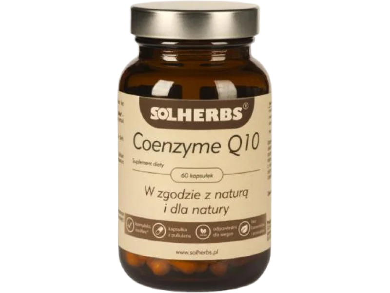 SOLHERBS Coenzyme Q10 Koenzym Q10, kapsułki, 100 mg, 60 kaps.