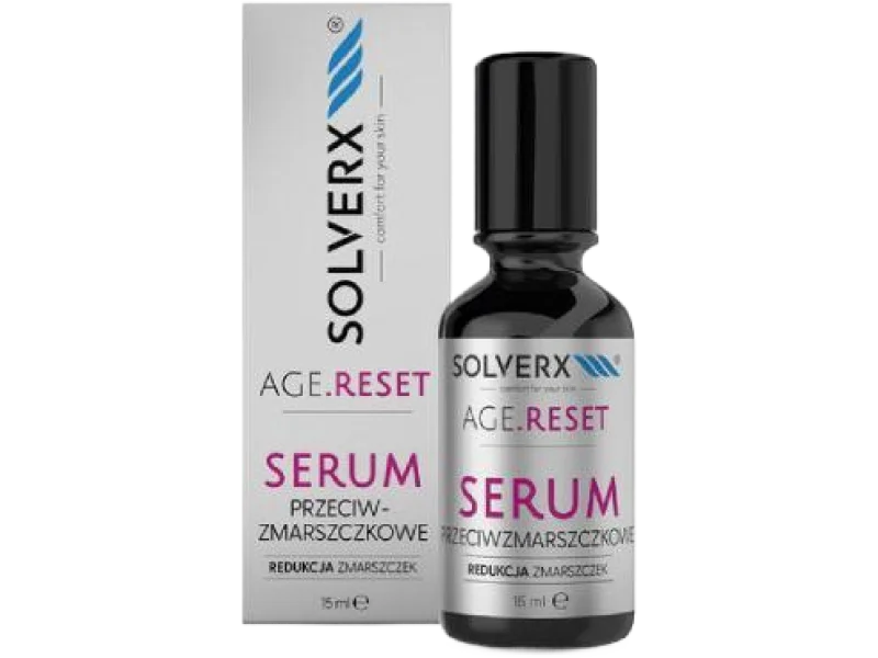 SOLVERX AGE RESET serum przeciwzmarszczkowe, 15 ml