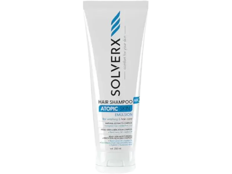 Solverx Atopic Skin do włosów do skóry atopowej, szampon, 250 ml