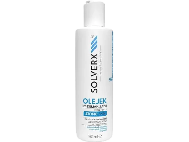 Solverx Atopic Skin olejek do demakijażu, 150 ml
