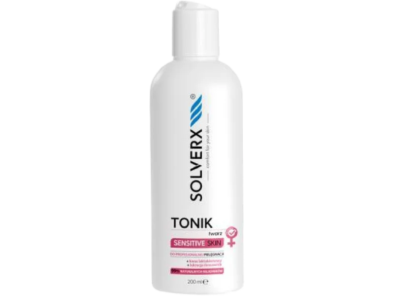 SOLVERX SENSITIVE SKIN dla kobiet, tonik, 200 ml