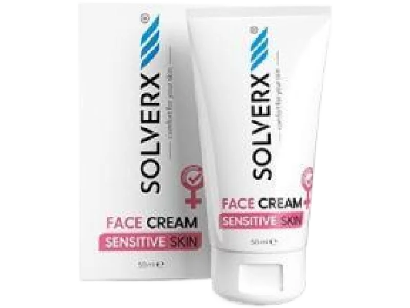 SOLVERX SENSITIVE SKIN krem do twarzy dla kobiet, 50 ml