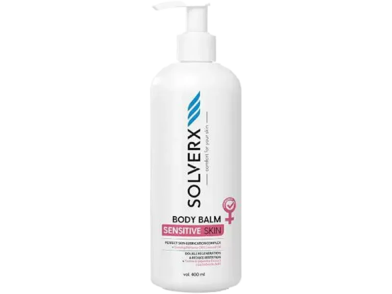 Solverx Sensitive Skin Woman do ciała przeznaczony do skóry wrażliwej dla kobiet, balsam, 400 ml