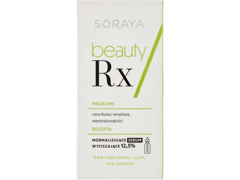 Soraya Beauty Rx, serum normalizujące wyciszające, 30 ml