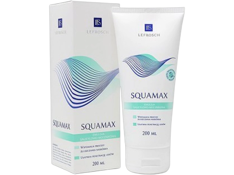Squamax emulsja złuszczająco nawilżająca do skóry, 200 ml