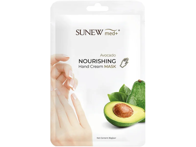 SunewMed+ Maska do dłoni avocado, 36 szt.