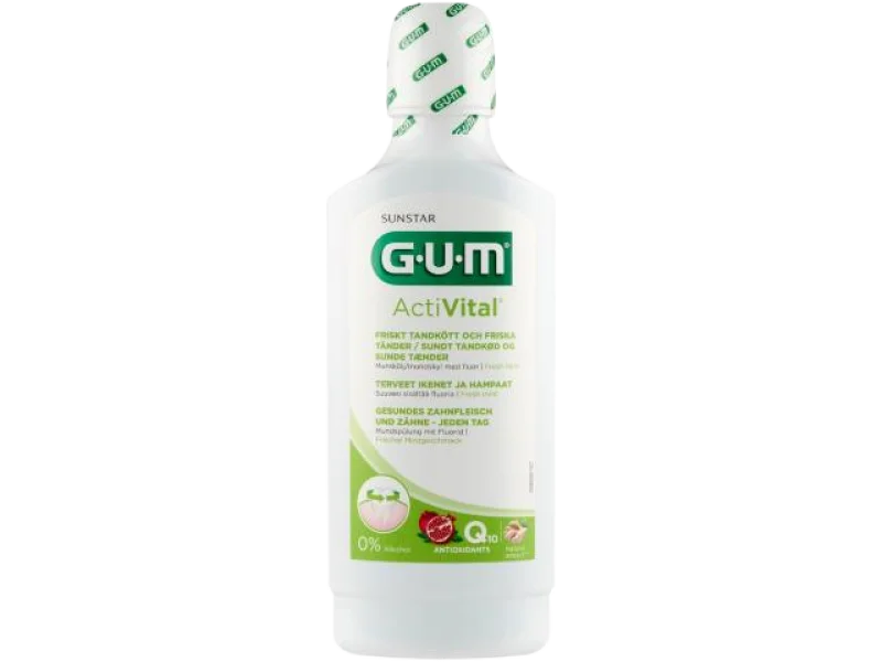 SUNSTAR GUM ActiVital, płyn do jamy ustnej, 500 ml