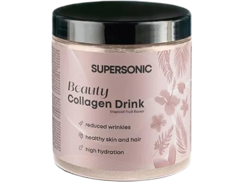 Supersonic Beauty Collagen Drink smak owoców tropikalnych, proszek, 185 g