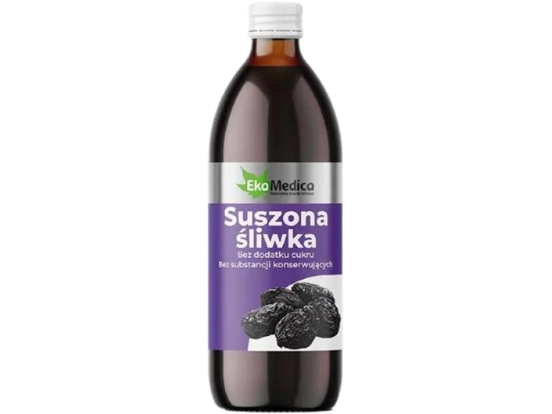 Suszona śliwka sok EkaMedica, płyn, 500 ml