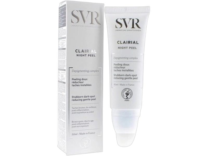 SVR Clairial Night Peel peeling na noc redukujący widoczne plamy, 50 ml