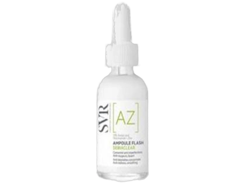 SVR Sebiaclear Ampoule Flash wygładzający koncentrat korygujący niedoskonałości i zaczerwienienia, 30 ml