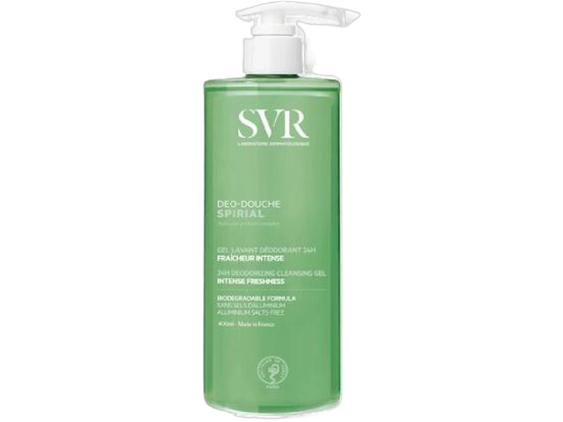 SVR Spirial Gel Moussant żel dezodorujący, 400 ml