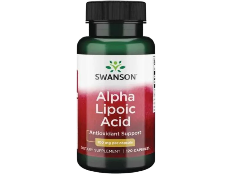 Swanson Alpha Lipoic Acid, kapsułki, 100 mg, 120 kaps.
