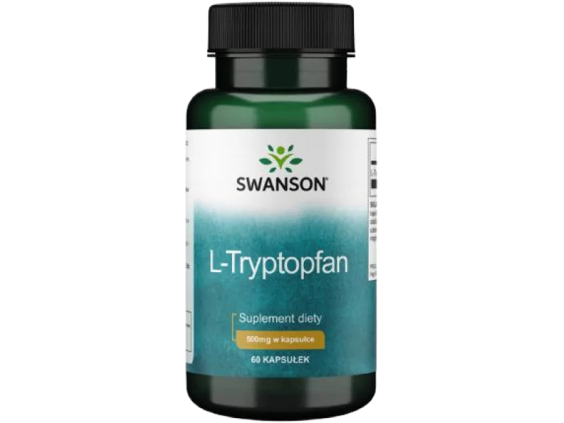 SWANSON L-Tryptophan 500mg, kapsułki, 500 mg, 60 kaps.